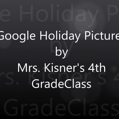 Holiday art by 4th Grade