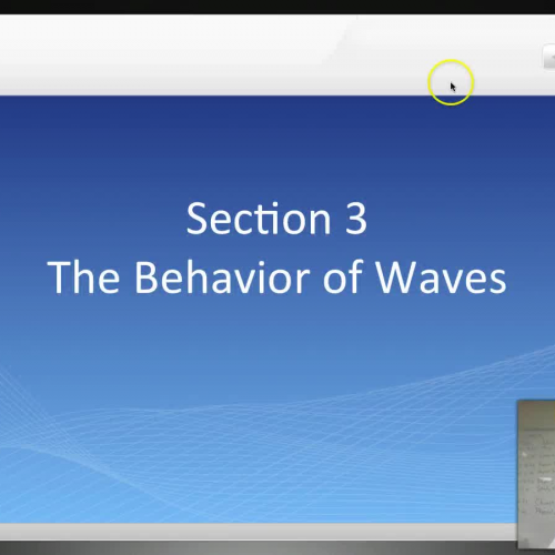 Behavior of Waves