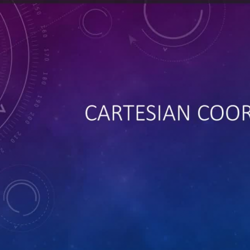 Cartesian Coordinate Plane Lesson Module 5