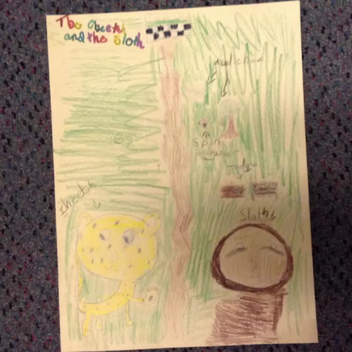 The Cheetah and the Sloth by Chloe, Aleisha, and AJ