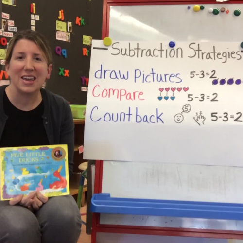 Kindergarten Subtraction Strategies 