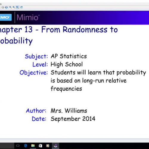 Chapter 13 - From Randomness to Probability