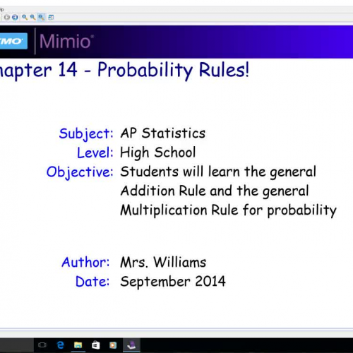 Chapter 14 - Probability Rules!