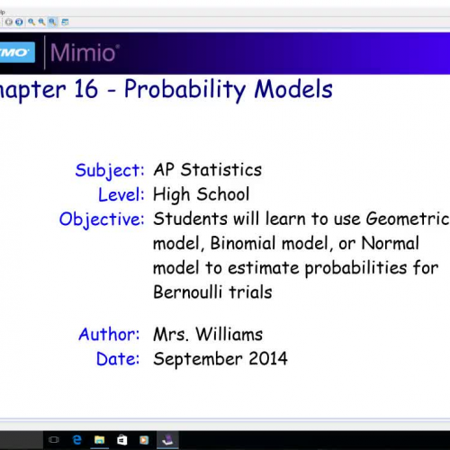 Chapter 16 - Probability Models - Part 1