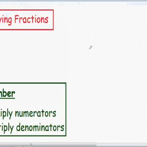 Multiplying Fractions 2