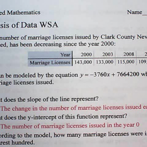 L2 - Analysis of Data WSA  #5-8