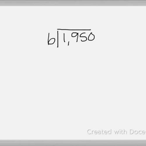 Dividing 4-Digits by 1-Digit Numbers