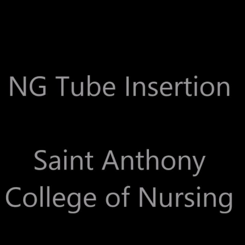 NG Tube Insertion