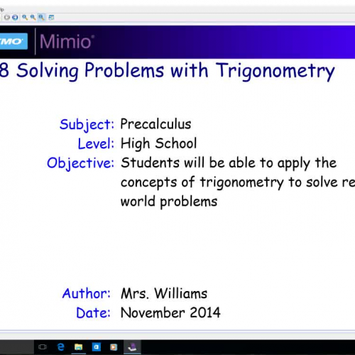 4.8 Solving Problems with Trigonometry