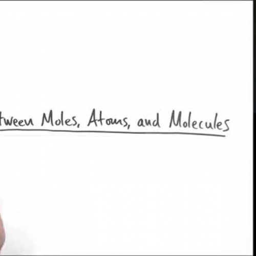 Converting Between moles and Molecules Part 2