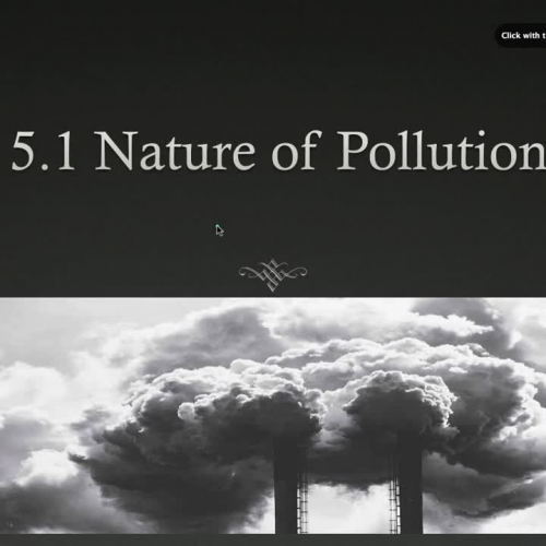 5.1 Nature of Pollution