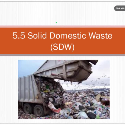 5.5 Solid Domestic Waste