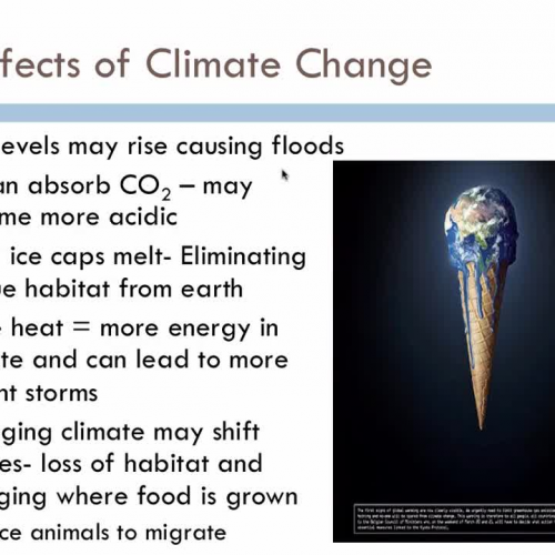 Topic 6 # 2 Global Warming and the Greenhouse Effect