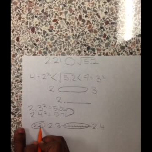 Estimating Square Roots