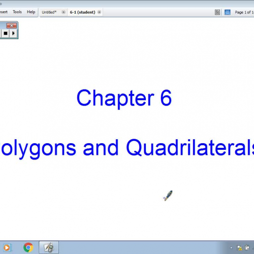 6-1 Polygon Angle Sum Theorems