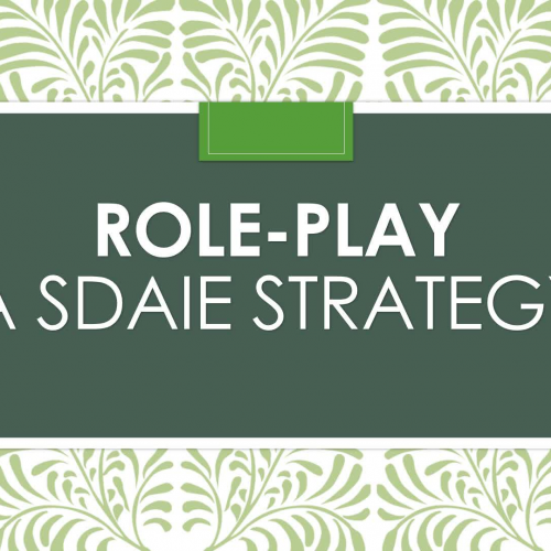Role-Play: A SDAIE Strategy