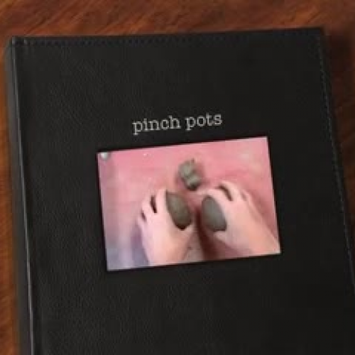 Clay Pinch-pots, Putting two bowl shapes together.