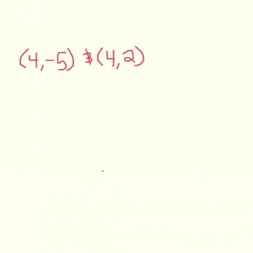 Writing Linear Equations between Two Points - Problem 7 - Special Type of Problem