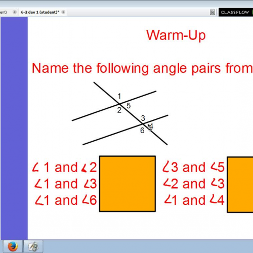 Section 6-2 (Part 1) Properties of Parallelograms