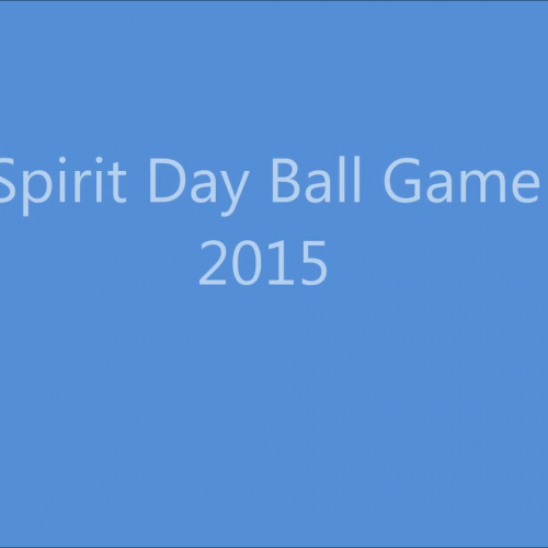 Spirit Week Ballgame 2015