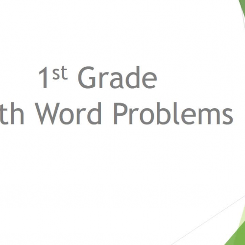 1st Grade Word Problems Part 2