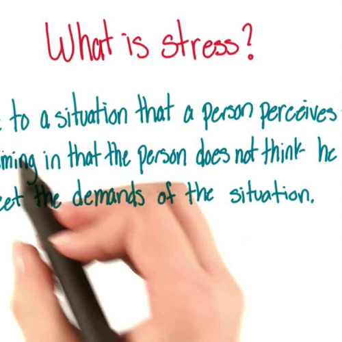 Definition of stress - Intro to Psychology