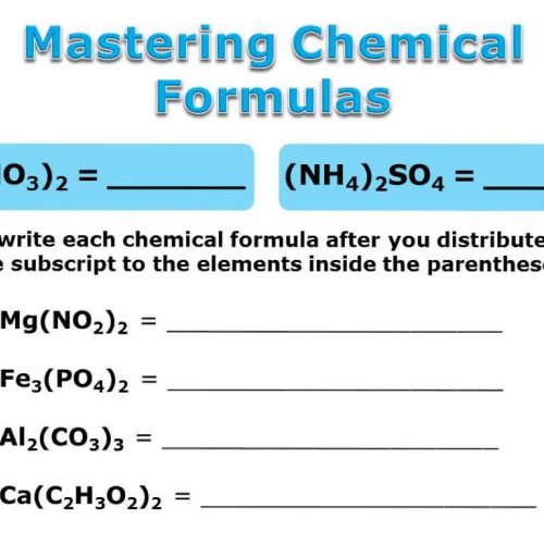 Mastering Chemical Formulas - Part 2