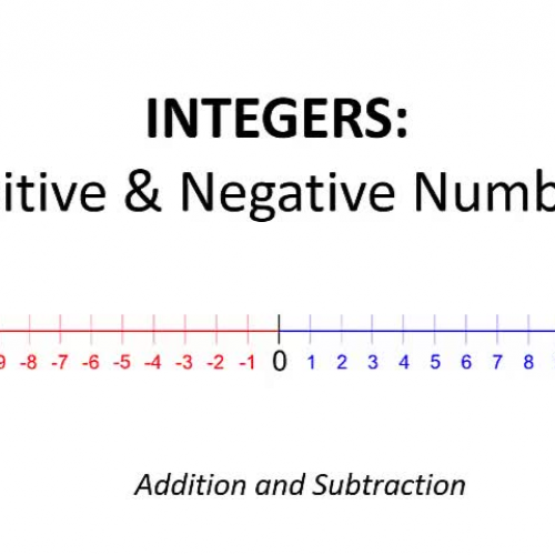 Integer Addition and Subtraction