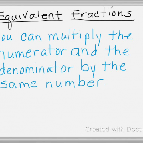Equivalent Fractions