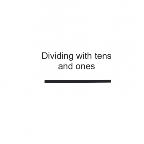 Dividing 2 digit numbers