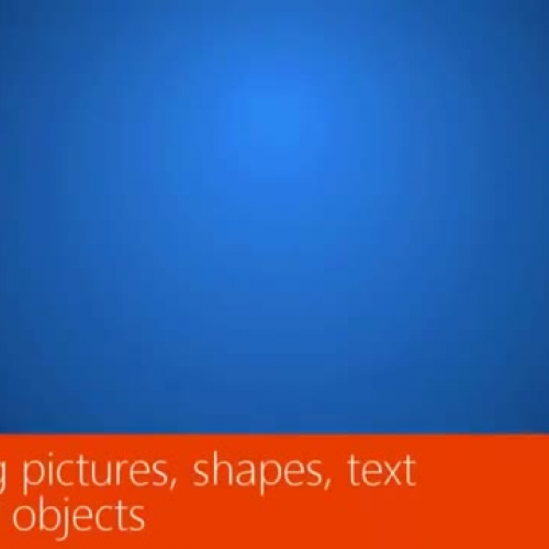 Animate pictures, shapes, text, and other objects