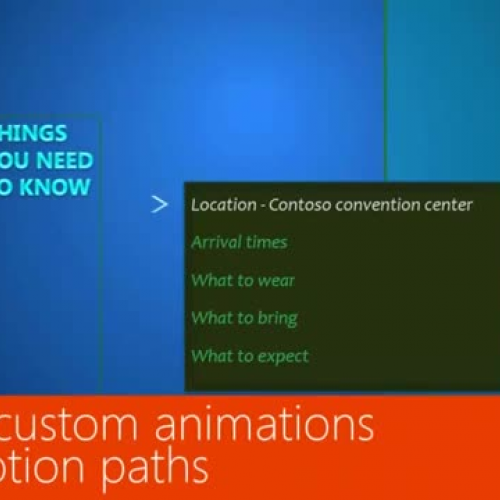Create custom animations with motion paths