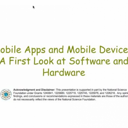 2.4 Mobile Apps and Mobile Devices