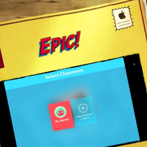 Epic! Unlimited Books-Student Accounts on iPad