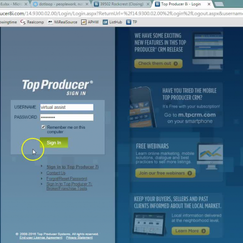 Top Producer Buyer Closings
