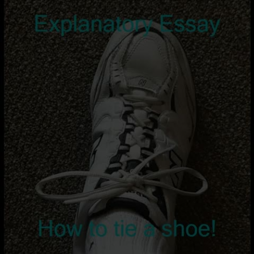 How to Tie a Shoe!