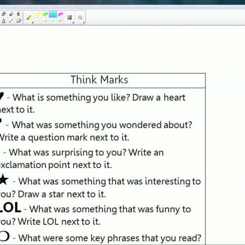 Think Marks Explanation