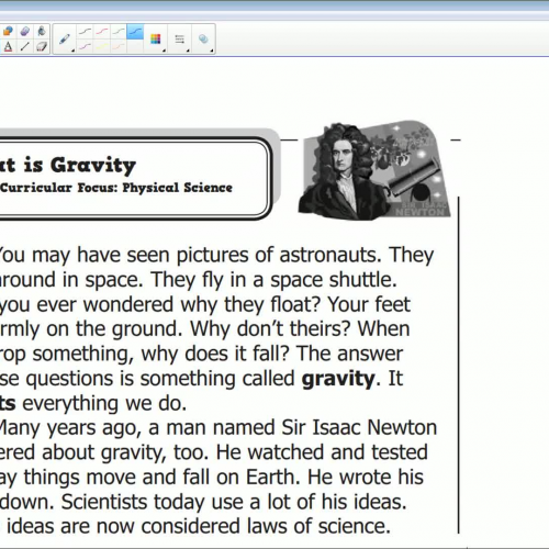 Gravity Reading (Part 1 of Annotating Text)