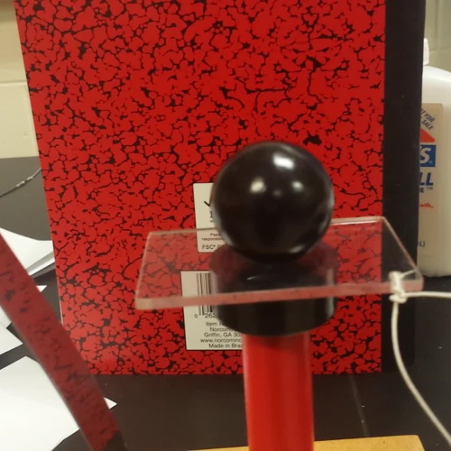 Physics Test Ball on Plastic