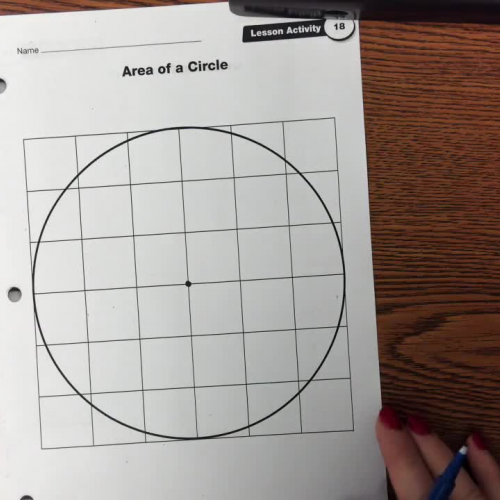 Course 1 - Lesson 86 - Area of a Circle