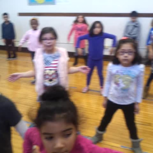 1st grade, IAMS, Anansi dance