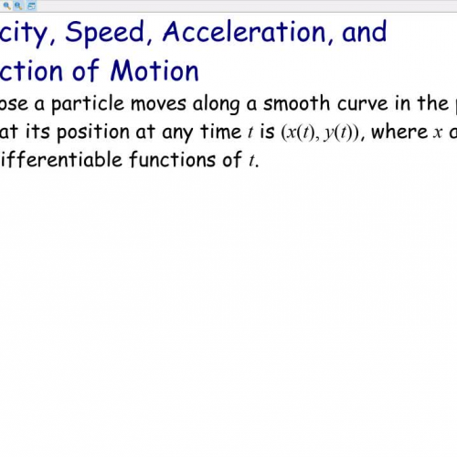 11.2 Vectors in the Plane - Part 2