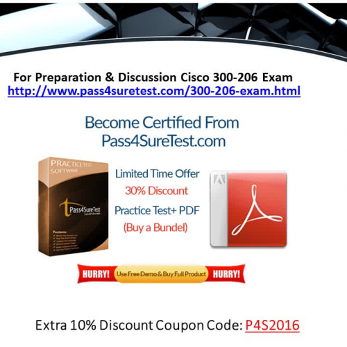 Pass4Sure 300-206 Certified Network Professional Security Test