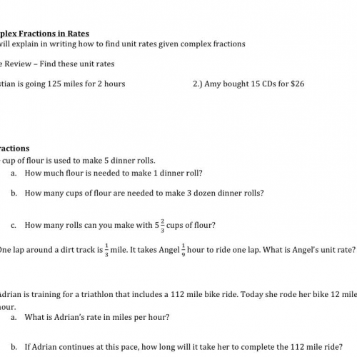 1.5 Fractional Unit Rate Video