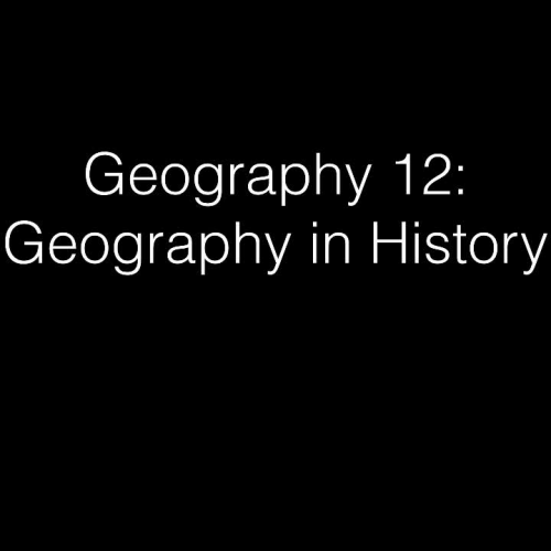 Geography 12 Presentation Video