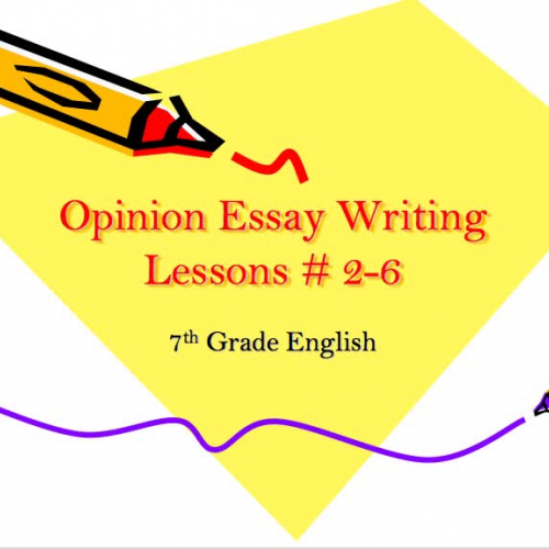 Opinion Essay Lesson 2