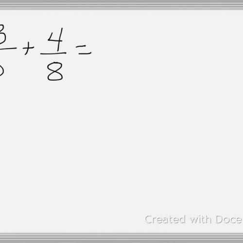Adding Fractions with Like Denominators