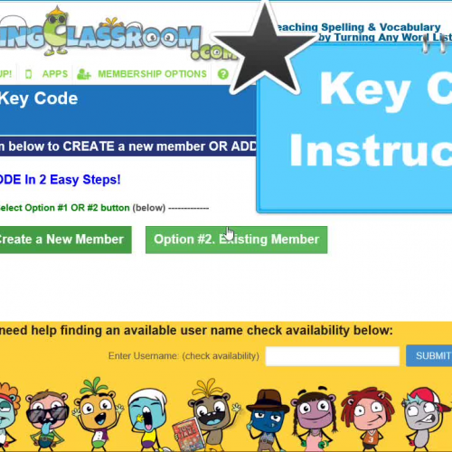 Key Code Instructions