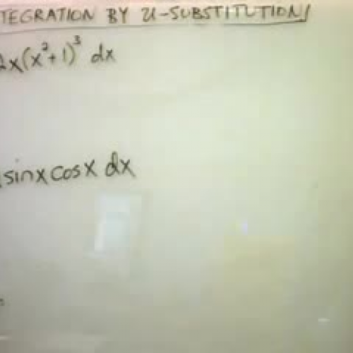 Integration by U-Substitution 3 