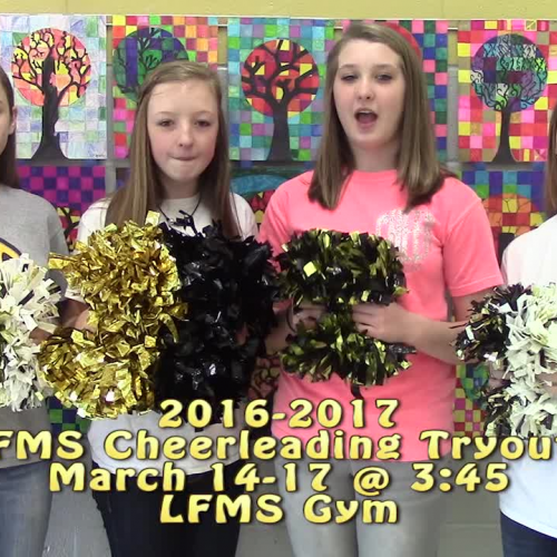 LFMS Cheerleading Tryouts PSA